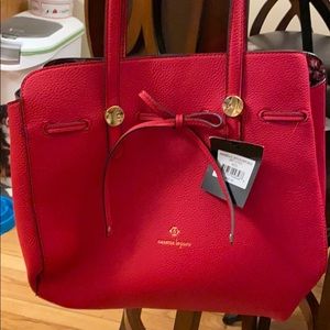 NWT Nanette Lenore beautiful red shoulder bag